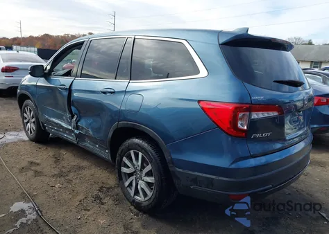 2020 Honda Pilot Awd Ex-L из США, поврежденный, VIN 5FNYF6H55LB021372